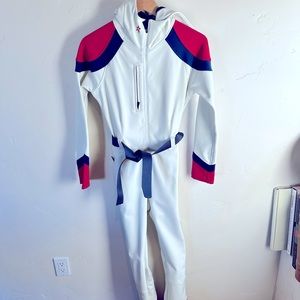 Perfect Moment ski jumpsuit with hood